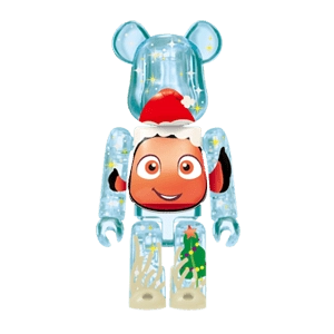 Bearbrick Happy Kuji 'Pixar Christmas Party' (2013) - 9 Nemo Christmas Version 100% Herstellerbild