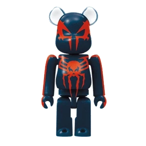 Bearbrick Happy Kuji 'Spider-Man' (2022) - 10 Spider-Man 2099 100% Herstellerbild