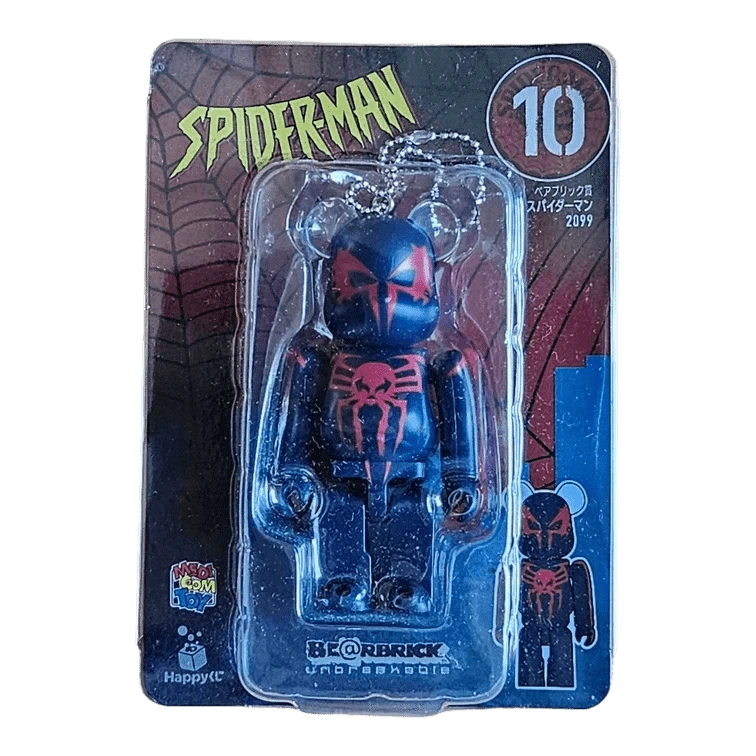 Bearbrick Happy Kuji 'Spider-Man' (2022) - 10 Spider-Man 2099 100% in der Verpackung