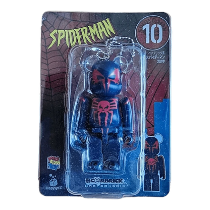 Bearbrick Happy Kuji 'Spider-Man' (2022) - 10 Spider-Man 2099 100% in der Verpackung