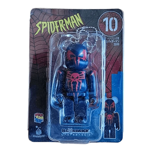 Bearbrick Happy Kuji 'Spider-Man' (2022) - 10 Spider-Man 2099 100% in der Verpackung