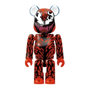 Bearbrick Happy Kuji 'Spider-Man' (2022) - 12 Carnage 100% Herstellerbild