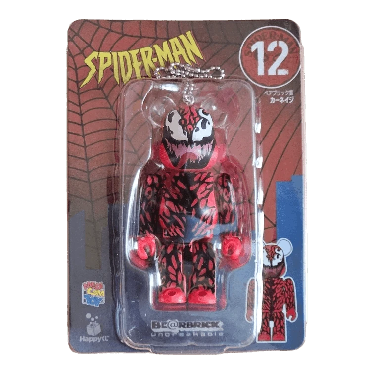 Bearbrick Happy Kuji 'Spider-Man' (2022) - 12 Carnage 100% in der Verpackung