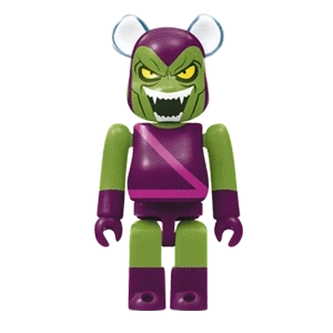 Bearbrick Happy Kuji 'Spider-Man' (2022) - 14 Green Goblin 100% Herstellerbild