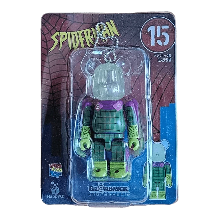 Bearbrick Happy Kuji 'Spider-Man' (2022) - 15 Mysterio 100% in der Verpackung