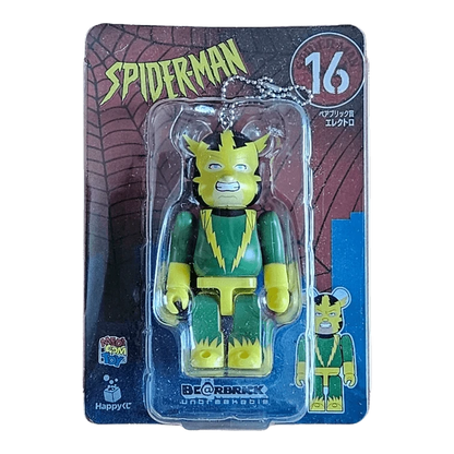 Bearbrick Happy Kuji 'Spider-Man' (2022) - 16 Electro 100% in der Verpackung