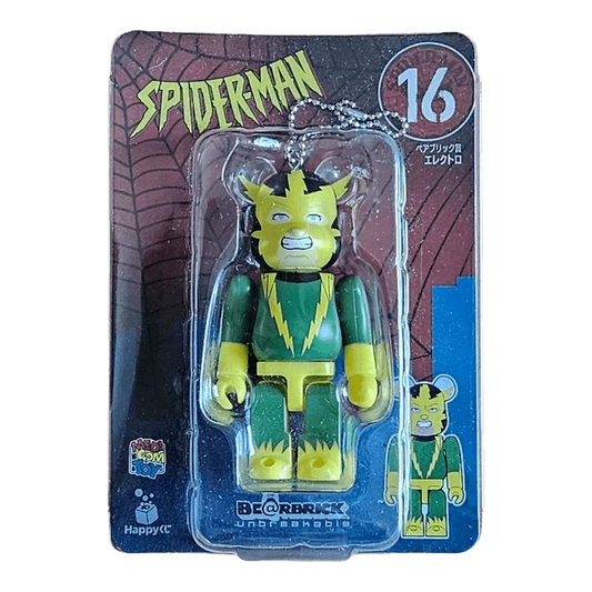 Bearbrick Happy Kuji 'Spider-Man' (2022) - 16 Electro 100% in der Verpackung