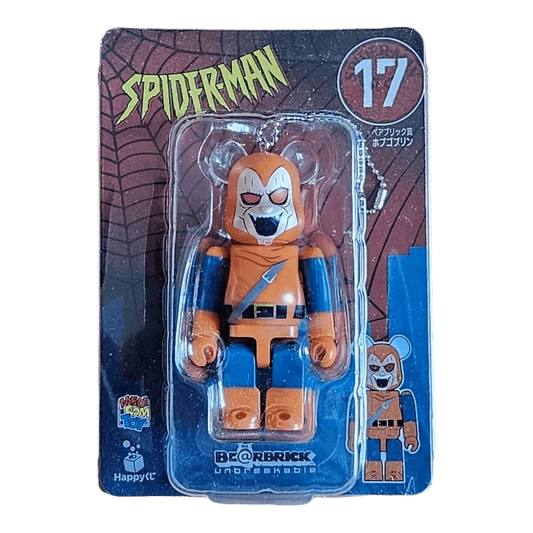 Bearbrick Happy Kuji 'Spider-Man' (2022) - 17 Hobgoblin 100% in der Verpackung