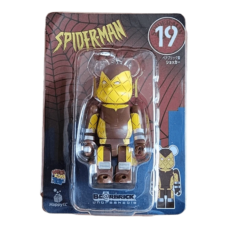 Bearbrick Happy Kuji 'Spider-Man' (2022) - 19 Shocker 100% in der Verpackung