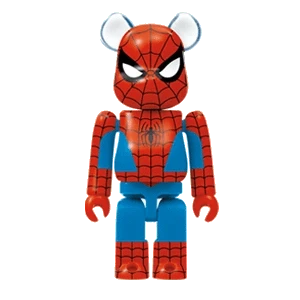 Bearbrick Happy Kuji 'Spider-Man' (2022) - 1 Spider-Man 100% Herstellerbild