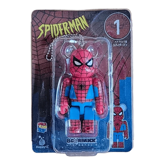 Bearbrick Happy Kuji 'Spider-Man' (2022) - 1 Spider-Man 100% in der Verpackung