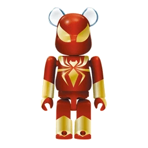 Bearbrick Happy Kuji 'Spider-Man' (2022) - 3 Iron Spider 100% Herstellerbild