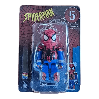 Bearbrick Happy Kuji 'Spider-Man' (2022) - 5 Spider-Man Ben Riley 100% in der Verpackung