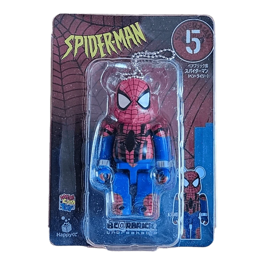 Bearbrick Happy Kuji 'Spider-Man' (2022) - 5 Spider-Man Ben Riley 100% in der Verpackung