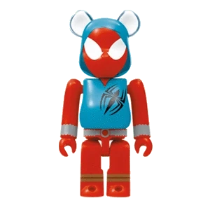 Bearbrick Happy Kuji 'Spider-Man' (2022) - 6 Scarlet Spider 100% Herstellerbild