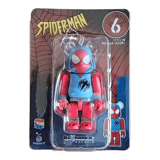 Bearbrick Happy Kuji 'Spider-Man' (2022) - 6 Scarlet Spider 100% in der Verpackung