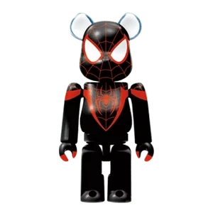 Bearbrick Happy Kuji 'Spider-Man' (2022) - 7 Spider-Man Miles Morales 100% Herstellerbild