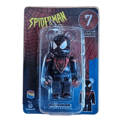 Bearbrick Happy Kuji 'Spider-Man' (2022) - 7 Spider-Man Miles Morales 100% in der Verpackung