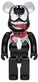 Bearbrick Happy Kuji 'Spider-Man' (2022) - L@ST Venom 400% Herstellerbild