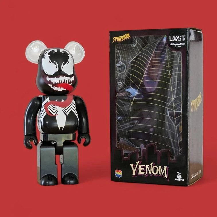 Bearbrick Happy Kuji 'Spider-Man' (2022) - L@ST Venom 400% mit Verpackung