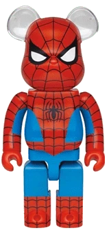 Bearbrick Happy Kuji 'Spider-Man' (2022) - SP Spider-Man 400% Herstellerbild