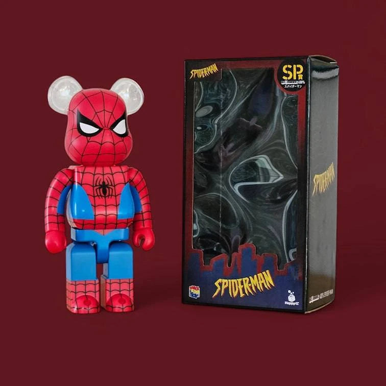 Bearbrick Happy Kuji 'Spider-Man' (2022) - SP Spider-Man 400% mit Verpackung