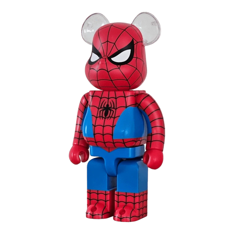 Bearbrick Happy Kuji 'Spider-Man' (2022) - SP Spider-Man 400% schräg