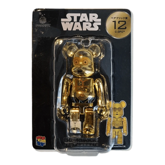 Bearbrick Happy Kuji 'Star Wars Saga' (2019) - 12 C-3PO 100% in der Verpackung