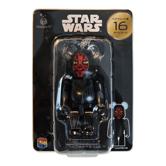 Bearbrick Happy Kuji 'Star Wars Saga' (2019) - 16 Darth Maul 100% in der Verpackung