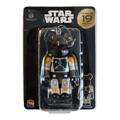 Bearbrick Happy Kuji 'Star Wars Saga' (2019) - 19 Boba Fett 100% in der Verpackung