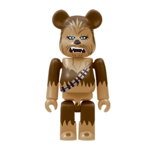 Bearbrick Happy Kuji 'Star Wars' (2017) - 14 Chewbacca 100% Herstellerbild