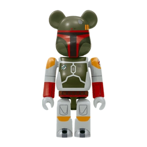 Bearbrick Happy Kuji 'Star Wars' (2017) - 19 Boba Fett 100% Herstellerbild