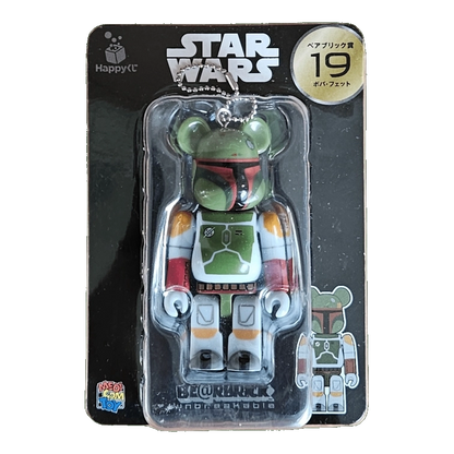 Bearbrick Happy Kuji 'Star Wars' (2017) - 19 Boba Fett 100% in der Verpackung