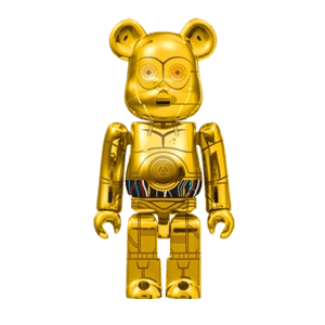 Bearbrick Happy Kuji 'Star Wars' (2017) - 23 C-3PO 100% Herstellerbild