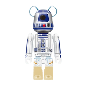 Bearbrick Happy Kuji 'Star Wars' (2017) - 24 R2-D2 100% Herstellerbild