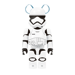 Bearbrick Happy Kuji 'Star Wars' (2017) - 26 First Order Stromtrooper 100% Herstellerbild