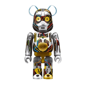 Bearbrick Happy Kuji 'Star Wars' (2017) - 2 C-3PO Episode 1 Version 100% Herstellerbild