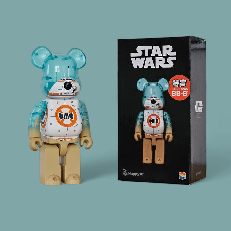 Bearbrick Happy Kuji 'Star Wars' (2017) - SP BB-8 400% mit Verpackung