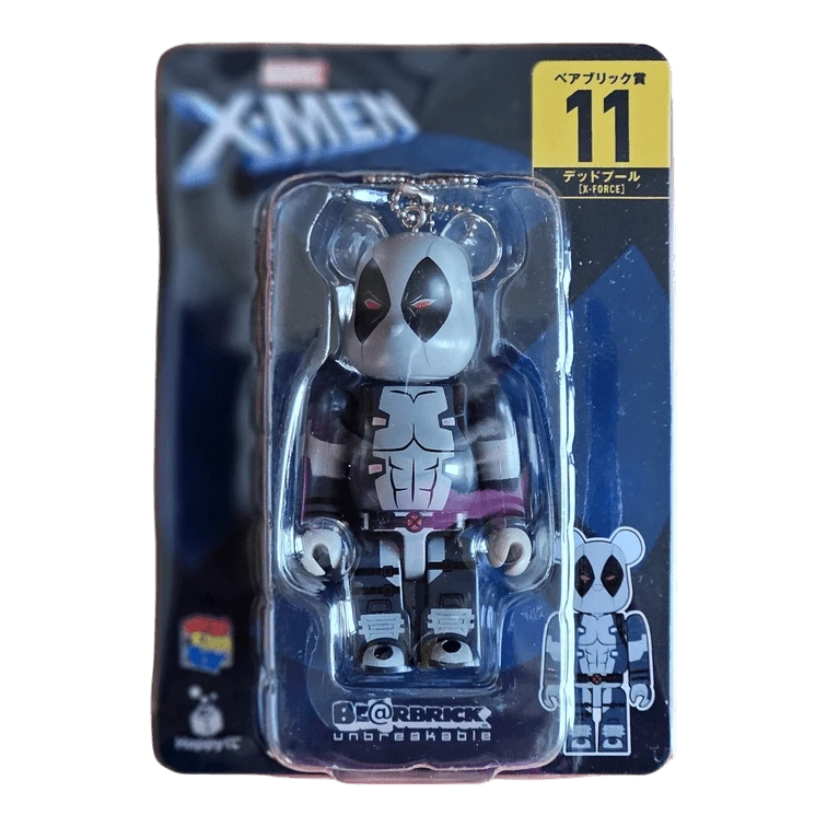 Bearbrick Happy Kuji 'X-Men' (2022) - 11 Deadpool [X-FORCE] 100% in der Verpackung