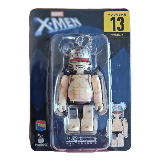 Bearbrick Happy Kuji 'X-Men' (2022) - 13 Weapon X 100% in der Verpackung