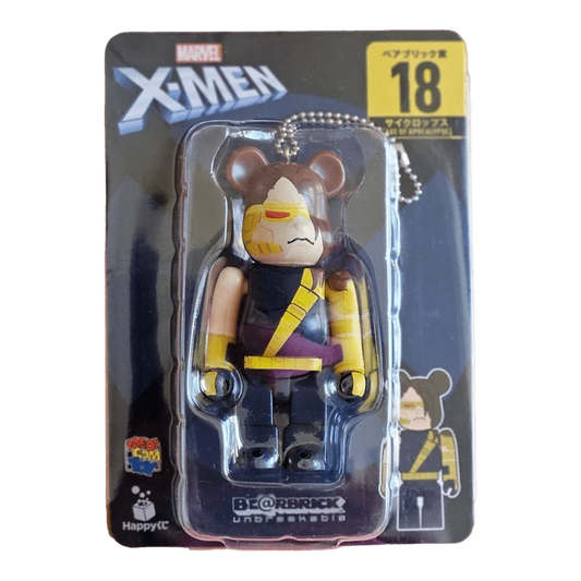 Bearbrick Happy Kuji 'X-Men' (2022) - 18 Cyclops [Age of Apocalypse] 100% in der Verpackung