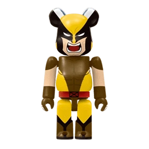 Bearbrick Happy Kuji 'X-Men' (2022) - 1 Wolverine 100% Herstellerbild