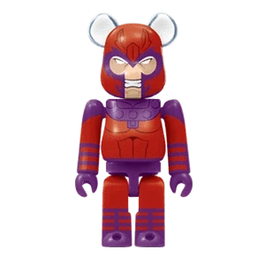 Bearbrick Happy Kuji 'X-Men' (2022) - 2 Magneto 100% Herstellerbild