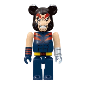 Bearbrick Happy Kuji 'X-Men' (2022) - 6 Weapon X [Age of Apocalypse] 100% Herstellerbild