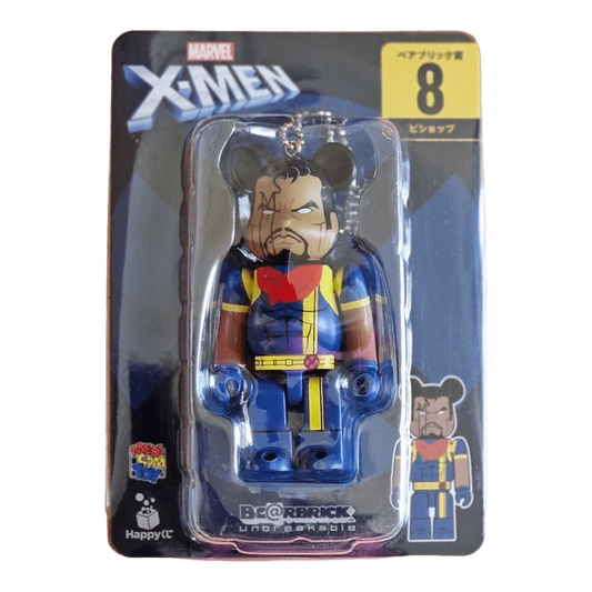 Bearbrick Happy Kuji 'X-Men' (2022) - 8 Bishop 100% in der Verpackung