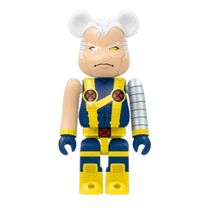 Bearbrick Happy Kuji 'X-Men' (2022) - 9 Cables 100% Herstellerbild