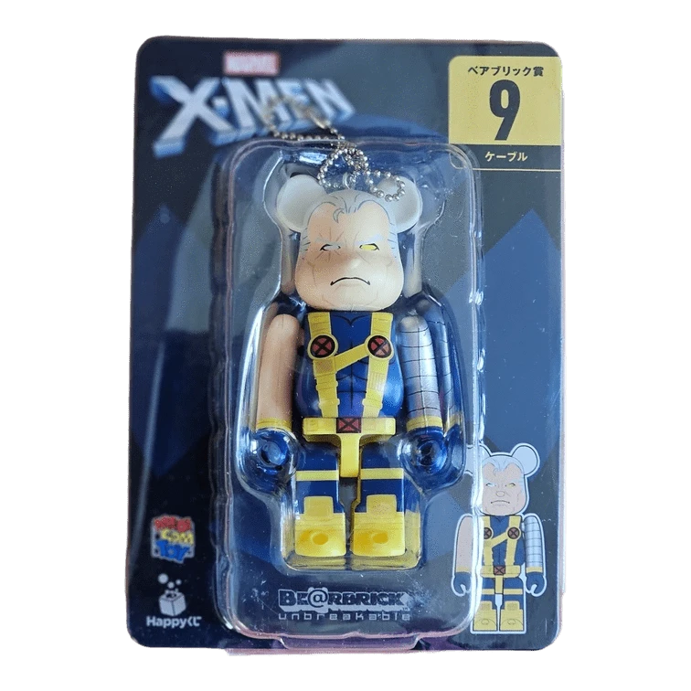 Bearbrick Happy Kuji 'X-Men' (2022) - 9 Cables 100% in der Verpackung