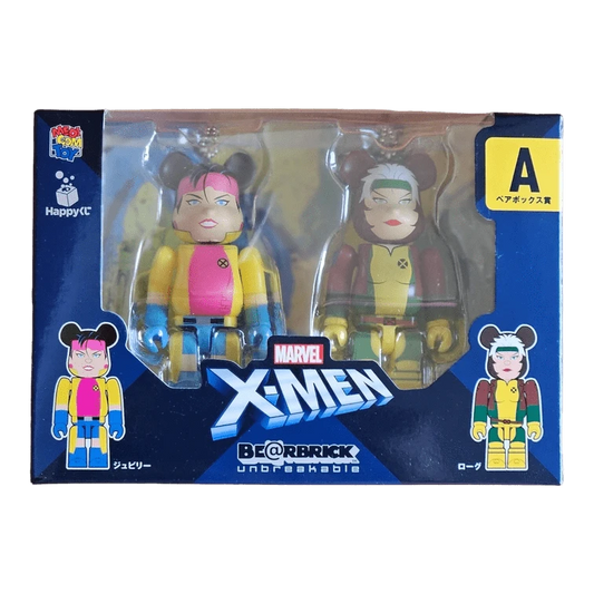 Bearbrick Happy Kuji 'X-Men' (2022) - A Jubilee & Rogue 100% in der Verpackung