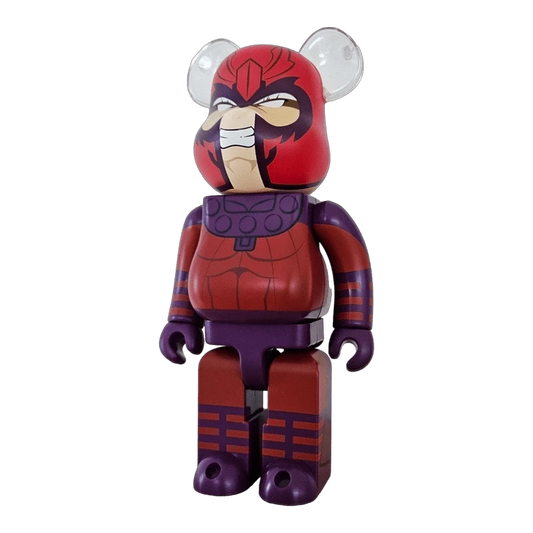 Bearbrick Happy Kuji 'X-Men' (2022) - L@ST Magneto 400% schräg