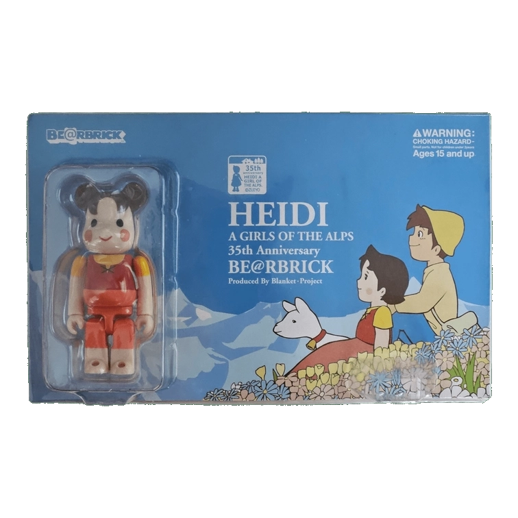 Bearbrick Heidi 35th Anniversary 100% in der Verpackung